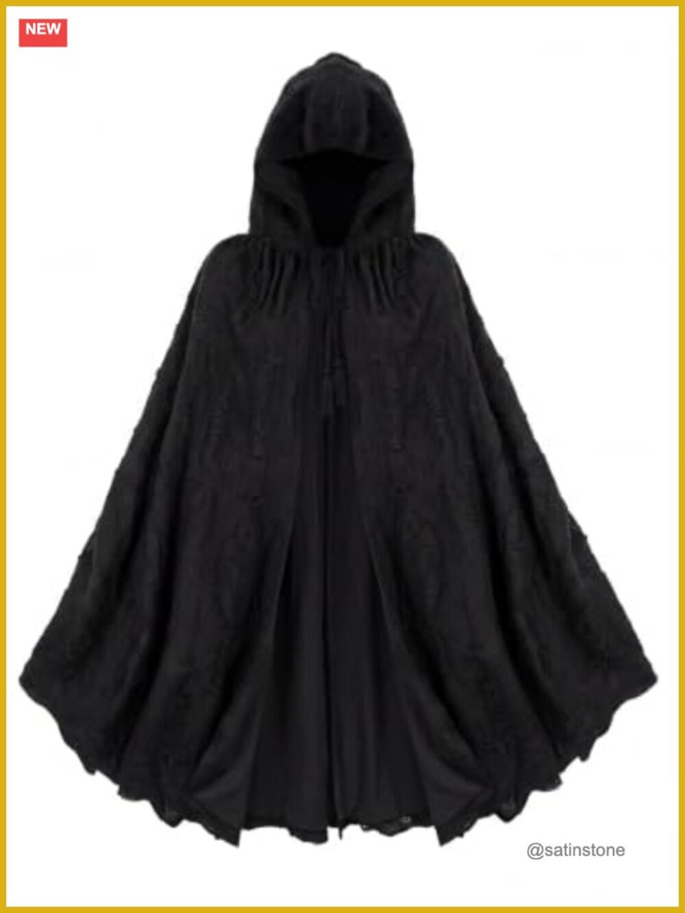 Tattered Halloween Hooded Cloak Grim Reaper Cape Linen Costume